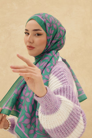 Silk Home Patterned Soft Scarf 70015-09 