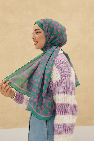 Silk Home Patterned Soft Scarf 70015-09 
