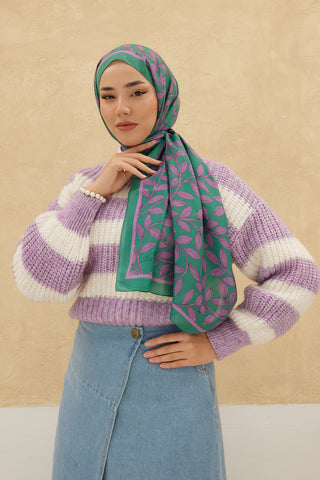 Silk Home Patterned Soft Scarf 70015-09 