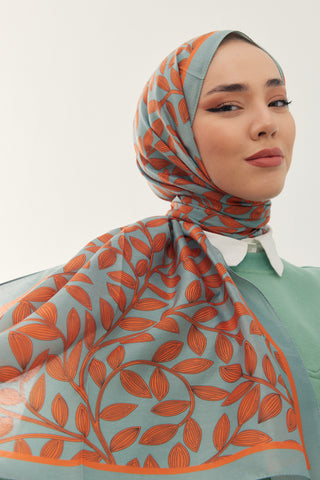 Silk Home Patterned Soft Scarf 70015-14 