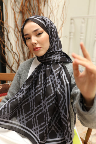 Silk Home Patterned Soft Scarf 70016-01 