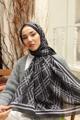 Silk Home Patterned Soft Scarf 70016-01 