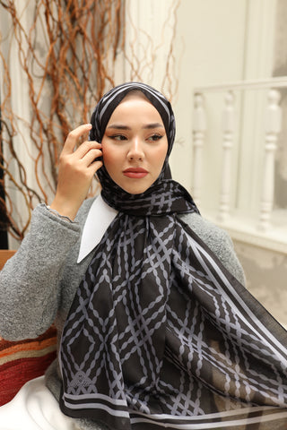 Silk Home Patterned Soft Scarf 70016-01 