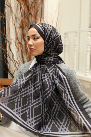 Silk Home Patterned Soft Scarf 70016-01 