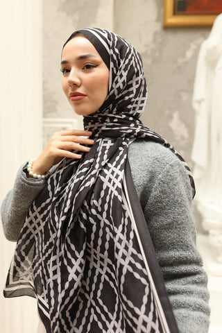 Silk Home Patterned Soft Scarf 70016-02 