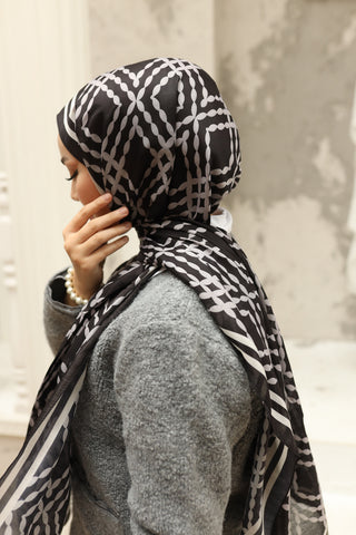 Silk Home Patterned Soft Scarf 70016-02 