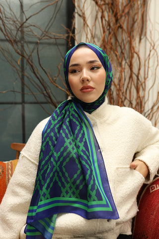 Silk Home Patterned Soft Scarf 70016-07 