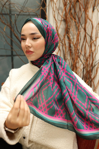 Silk Home Patterned Soft Scarf 70016-08 