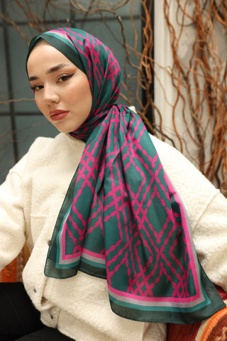 Silk Home Patterned Soft Scarf 70016-08 