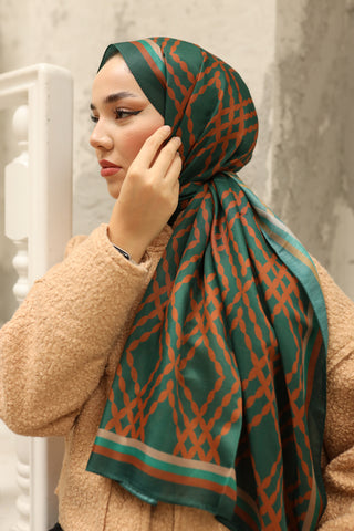 Silk Home Patterned Soft Scarf 70016-09 