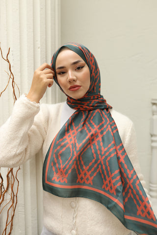 Silk Home Patterned Soft Scarf 70016-10 