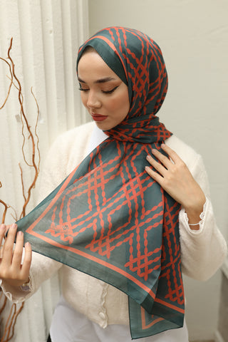 Silk Home Patterned Soft Scarf 70016-10 