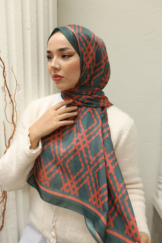 Silk Home Patterned Soft Scarf 70016-10 