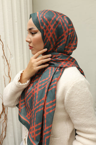 Silk Home Patterned Soft Scarf 70016-10 