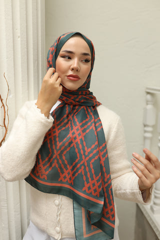 Silk Home Patterned Soft Scarf 70016-10 
