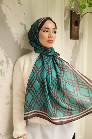 Silk Home Patterned Soft Scarf 70016-11 