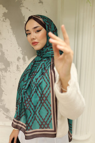 Silk Home Patterned Soft Scarf 70016-11 