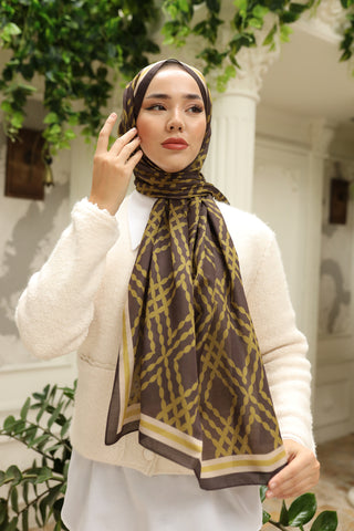 Silk Home Patterned Soft Scarf 70016-13 