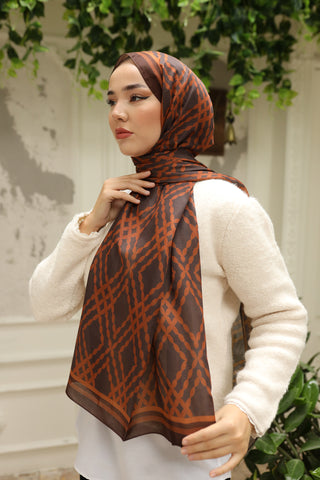 Silk Home Patterned Soft Scarf 70016-14 