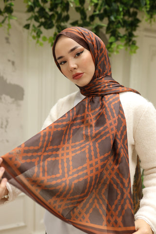 Silk Home Patterned Soft Scarf 70016-14 