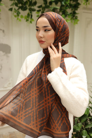 Silk Home Patterned Soft Scarf 70016-14 