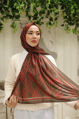 Silk Home Patterned Soft Scarf 70016-15 
