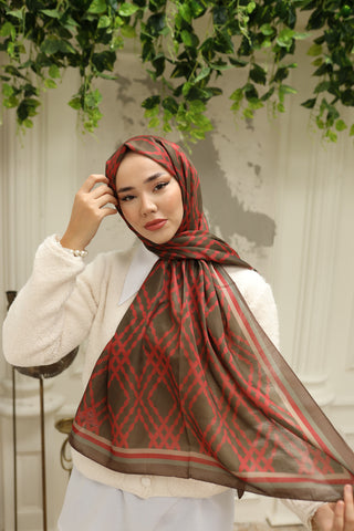 Silk Home Patterned Soft Scarf 70016-15 
