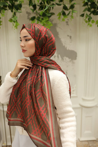 Silk Home Patterned Soft Scarf 70016-15 