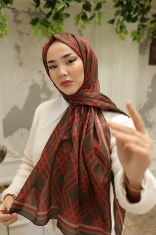Silk Home Patterned Soft Scarf 70016-15 