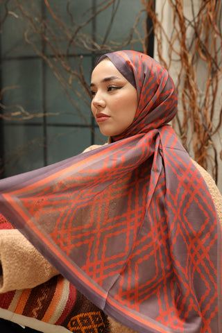 Silk Home Patterned Soft Scarf 70016-16 