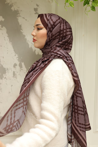 Silk Home Patterned Soft Scarf 70016-17 