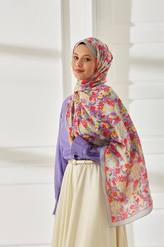 Silk Home Patterned Soft Scarf 70019-01 
