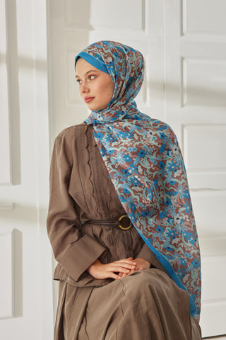 Silk Home Patterned Soft Scarf 70019-07 