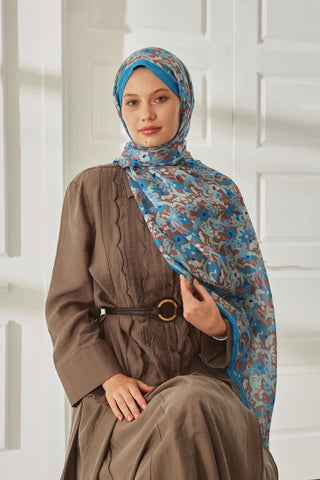 Silk Home Patterned Soft Scarf 70019-07 