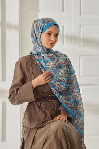 Silk Home Patterned Soft Scarf 70019-07 
