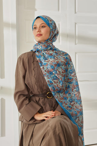 Silk Home Patterned Soft Scarf 70019-07 
