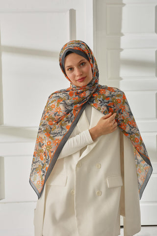 Silk Home Patterned Soft Scarf 70019-11 