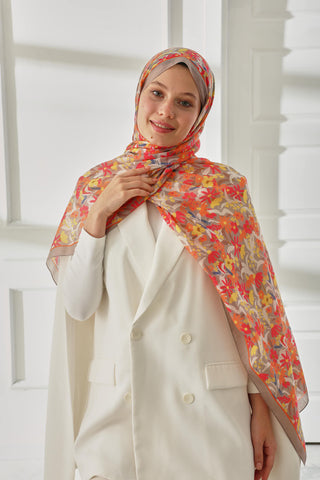 Silk Home Patterned Soft Scarf 70019-13 