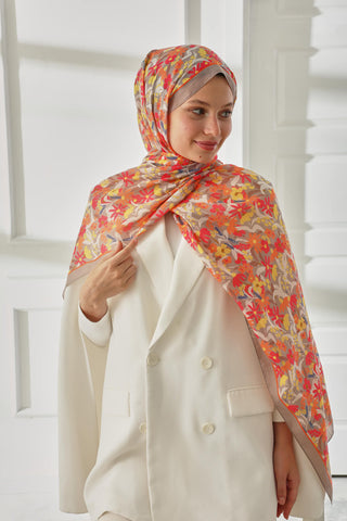 Silk Home Patterned Soft Scarf 70019-13 