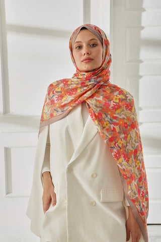 Silk Home Patterned Soft Scarf 70019-13 