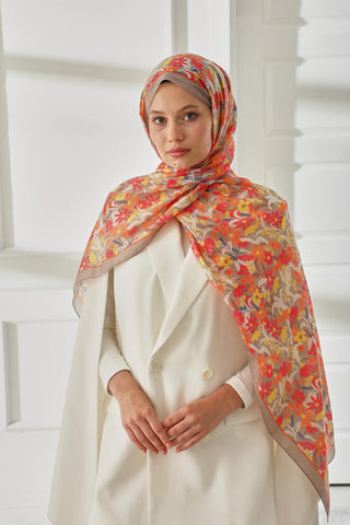 Silk Home Patterned Soft Scarf 70019-13 