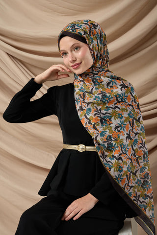 Silk Home Patterned Soft Scarf 70019-15 