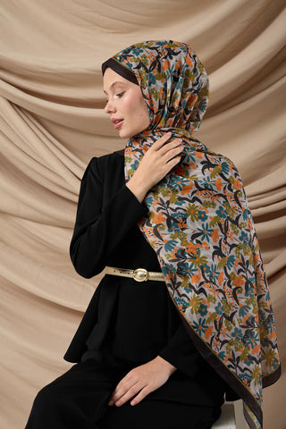 Silk Home Patterned Soft Scarf 70019-15 