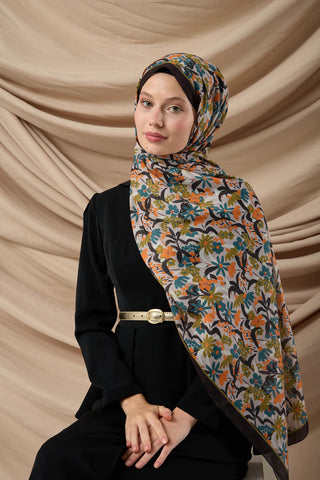 Silk Home Patterned Soft Scarf 70019-15 
