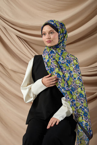 Silk Home Patterned Soft Scarf 70021-16 