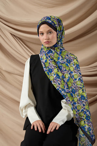 Silk Home Patterned Soft Scarf 70021-16 