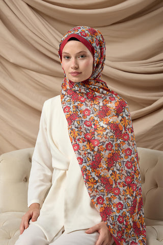 Silk Home Patterned Soft Scarf 70021-23 