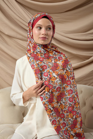 Silk Home Patterned Soft Scarf 70021-23 