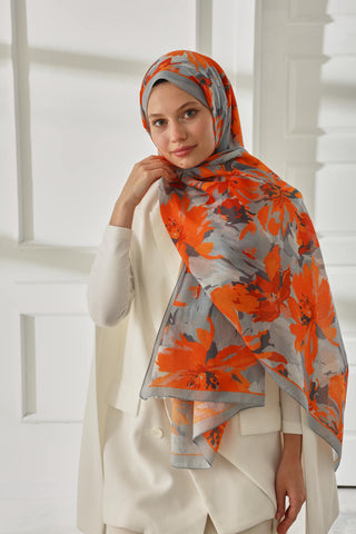 Silk Home Patterned Soft Scarf 70023-12 