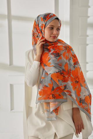 Silk Home Patterned Soft Scarf 70023-12 